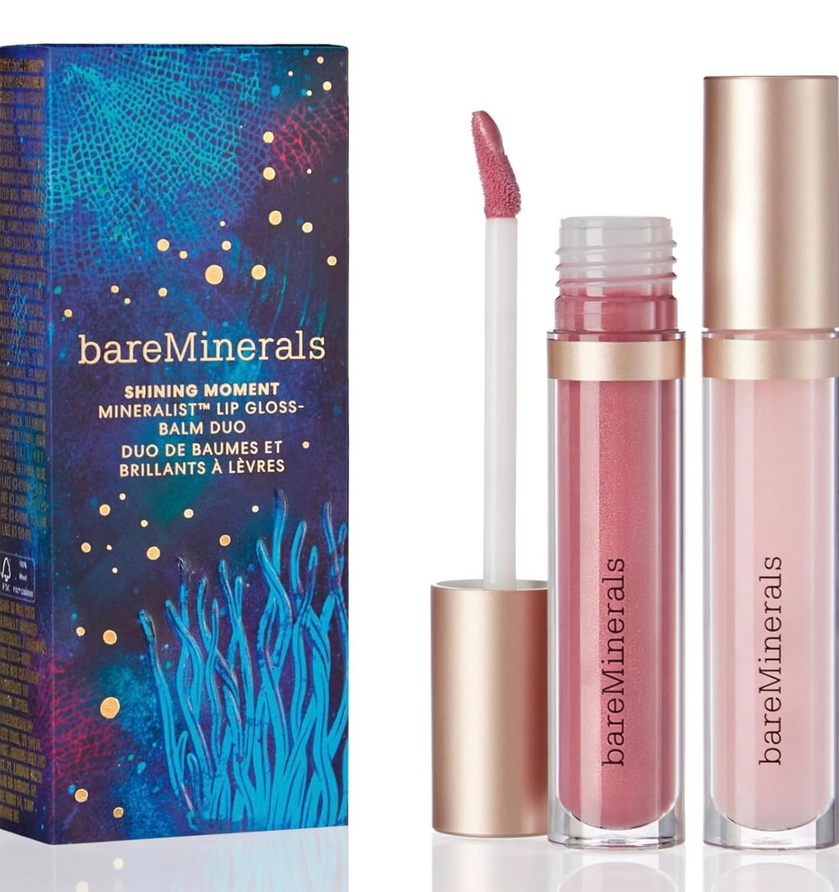 bareMinerals Mineralist Lip Gloss-Balm, Hydrating Lip Gloss + Balm Hybrid, Sheer Glossy Lip Balm, No Stickiness, Improves Lip Smoothness, Vegan