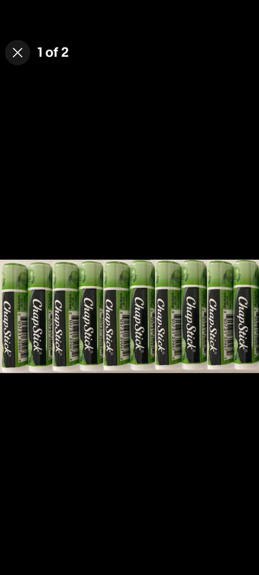 Chapstick Green Apple 12 pack rare hard to find